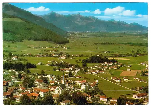 AK, Bergen Obb., Luftbildansicht, 1983