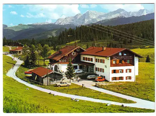 AK, Reit im Winkl, Winklmoos-Alm, Alpengasthof Augustiner, um 1975