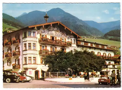 AK, Reit im Winkl, Hotel-Gasthof "Unterwirt", um 1970