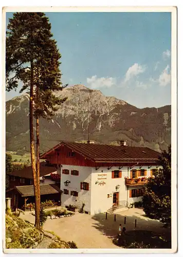 AK, Bad Reichenhall, Berghof "Schroffen", um 1960