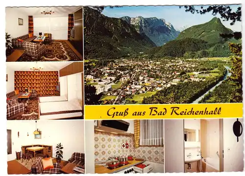 AK, Bad Reichenhall, Ferien-Appartment im Hochhaus Reichenbachstr. 13, 1979