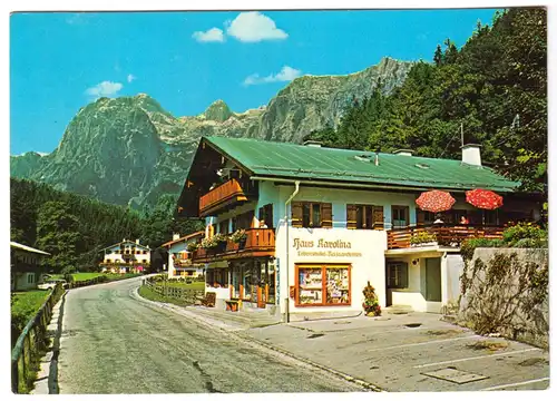 AK, Ramsau bei Berchtesgaden, Haus Karolina, um 1975