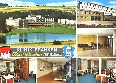 AK, Bad Steben, sechs Abb., Klinik Franken, 1984