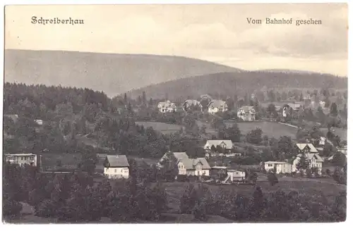 AK, Schreiberhau, Szklarska Poreba, Teilansicht, 1909