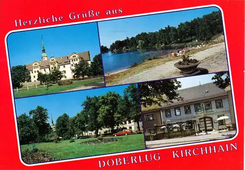 AK, Doberlug - Kirchhain, vier Abb., um 1993