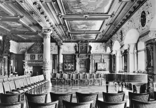 AK, Altenburg, Altenburger Schloß, Konzertsaal, 1972