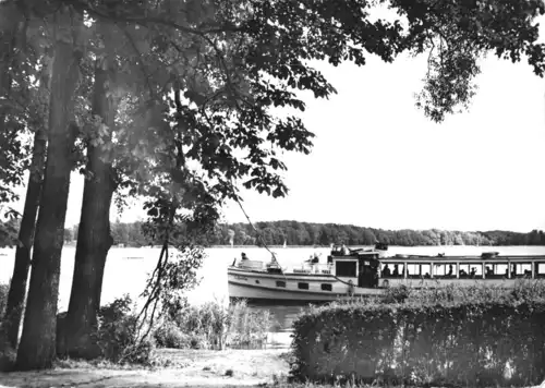 AK, Bad Saarow - Pieskow, Dampfer MS "Libelle", 1967