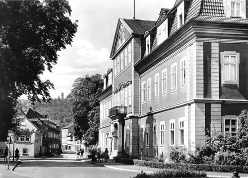 AK, Arnstadt Thür., Schloßmuseum, Straßenansicht, 1975