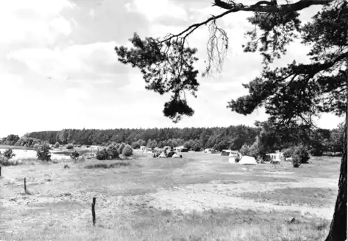 AK, Silz Kr. Waren Müritz, Zeltplatz Nossentiner Ecken, 1972