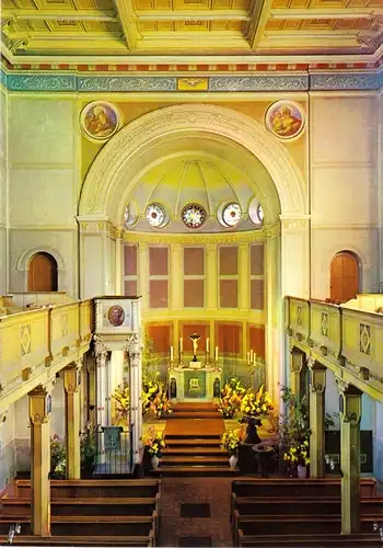 AK, Berlin Wannsee, Nikolskoe, Kirche "St. Peter und Paul", Motiv 3, 1980