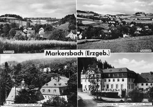 AK, Markersbach Erzgeb., vier Abb., 1967