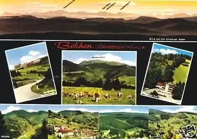 AK, Belchen Schwarzw., acht Abb., ca. 1975
