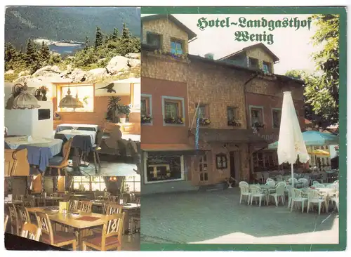 AK, Frauenau, Hotel-Landgasthof Wenig, Hauptstr. 24, vier Abb., um 2000