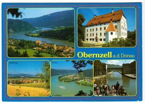 AK, Obernzell Donau, fünf Abb., 1992