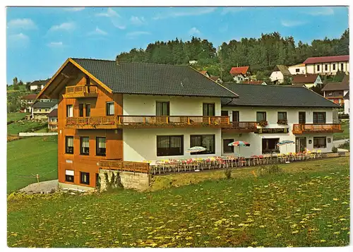 AK, Büchlberg Bayer. Wald, Gasthof - Pension "Oskar Binder", um 1978