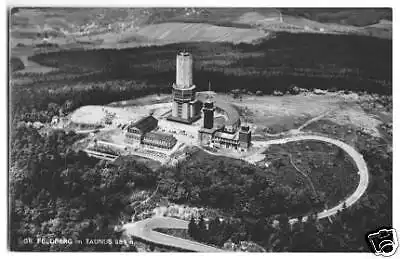 AK, Großer Feldberg i. Taunus, Gipfelbebauung, ca. 1958