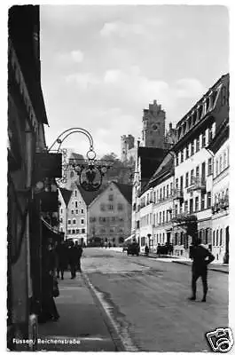 AK, Füssen, Reichenstr., belebt, ca. 1958