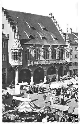 AK, Freiburg Breisgau, Kaufhaus, Markttreiben, ca. 1960