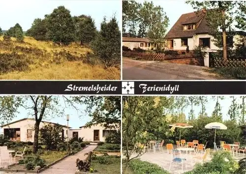 AK, Heinschenwalde, Stremmelsheider Ferienidyll, vier Abb., um 1978