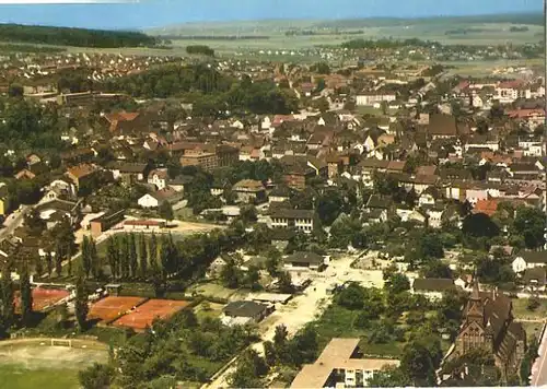 AK, Schöningen, Übersicht, Luftbild, 1973