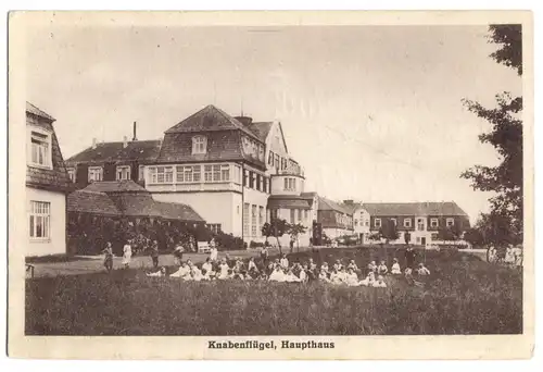 AK, Nordholz bei Cuxhaven, Kinderheim des DRK, Haupthaus, Knabenflügel, 1930
