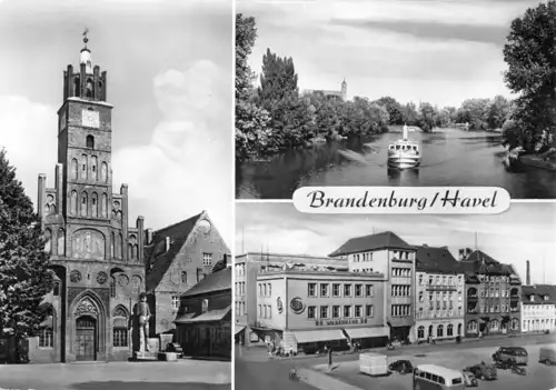 AK, Brandenburg Havel, drei Abb., 1962