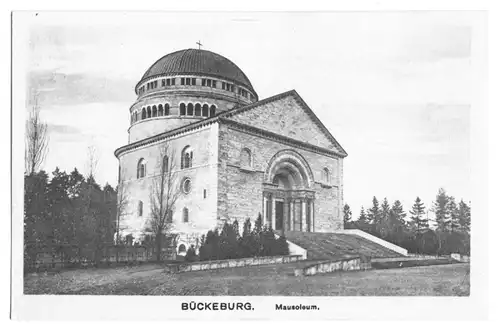 AK, Bückeburg, Mausoleum, um 1928