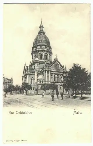 AK, Mainz, Neue Christuskirche, um 1900