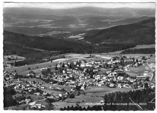 AK, Bodenmais Bayer. Wald, "Hochzellblick", 1969