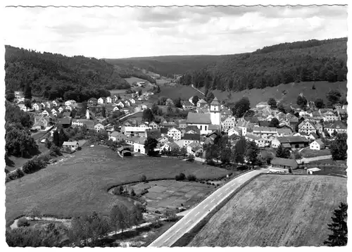 AK, Breitenbrunn Opf., Luftbildansicht, Version 1, 1972