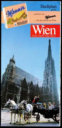 Innenstadtplan Wien, 1990