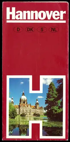 Innenstadtplan Hannover, 1988