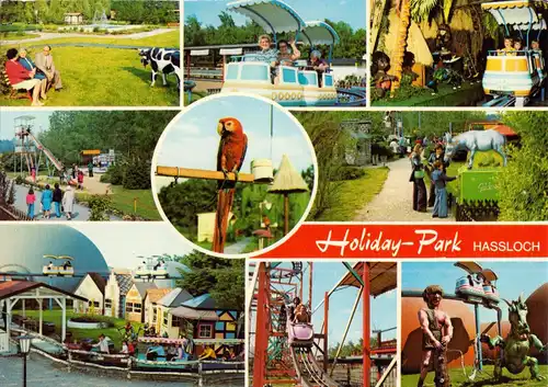 AK, Hassloch Pfalz, Holiday-Park, neun Abb., um 1975