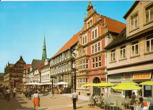 AK, Hameln Weser, Osterstr., belebt, um 1985