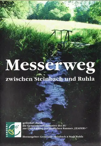 Wanderkarte, Messerweg zwischen Steinbach und Ruhla, 2001