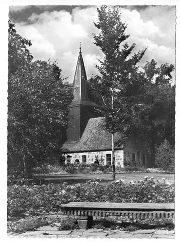 AK, Berlin Wittenau, Dorfkirche, um 1960