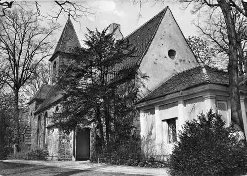 AK, Berlin Britz, Britzer Dorfkirche, um 1965