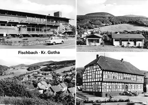 AK, Fischbach Kr. Gotha, vier Abb., 1980