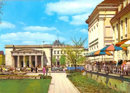 AK, Berlin Mitte, Blick vom Operncafé zur Neuen Wache, 1973