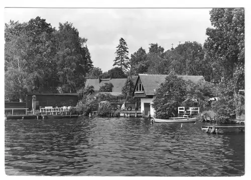 AK, Teupitz Kr. Königs Wusterhausen, Im Hafen, 1968