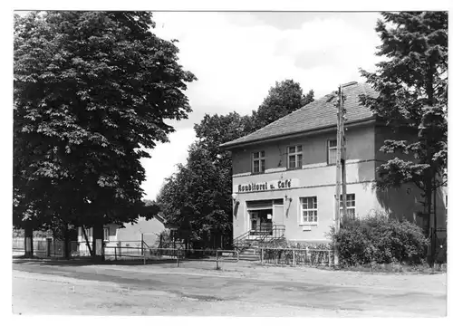 AK, Prieros Kr. Königs Wusterhausen, Konditorei und Café, 1970