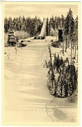 AK, Oberhof Thür. Wald, Thüringenschanze, 1954