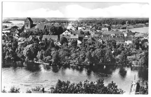 AK, Lychen, Panorama vom Kienofen, um 1968