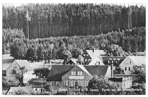 AK, Sohland a.d. Spree, Partie an der Oberschmiede, 1962