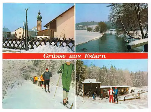 AK, Eslarn Opf., vier Wintermotive, 1981
