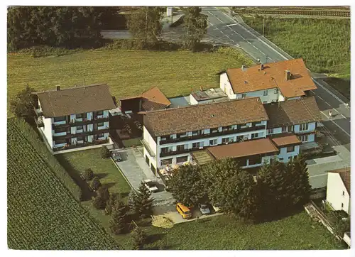 AK, Blaibach Bayer. Wald, Café - Pension Karl Wieser, Bahnhofstr. 24, um 1990