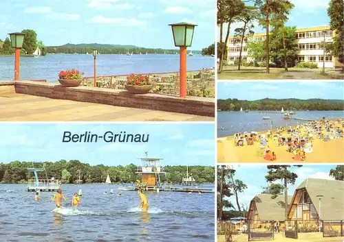AK, Berlin Grünau, fünf Abb., 1985