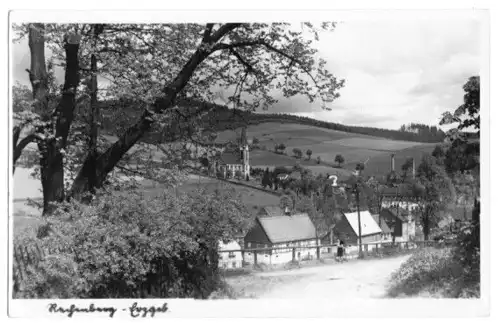 AK, Rechenberg Erzgeb., Teilansicht, 1954, Echtfoto