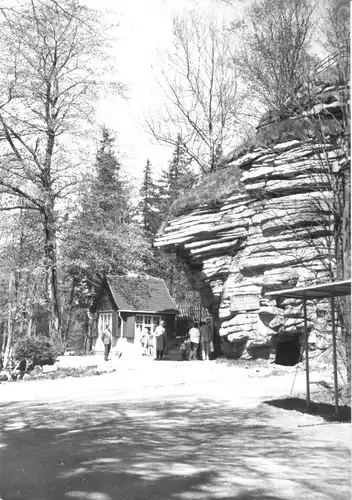 AK, Ehrenfriedersdorf, Erholungsgebiet Greifensteine, Aufgang, 1985