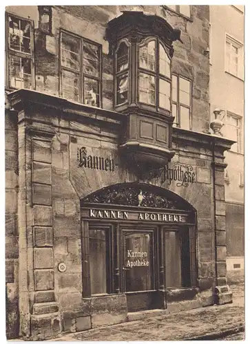 AK, Nürnberg, Kannen-Apotheke, um 1938